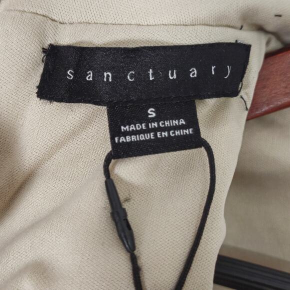 Sanctuary Women’s Dress Small Night Luxe Party Mini Sequin Long Sleeve Mock Neck - Picture 9 of 15